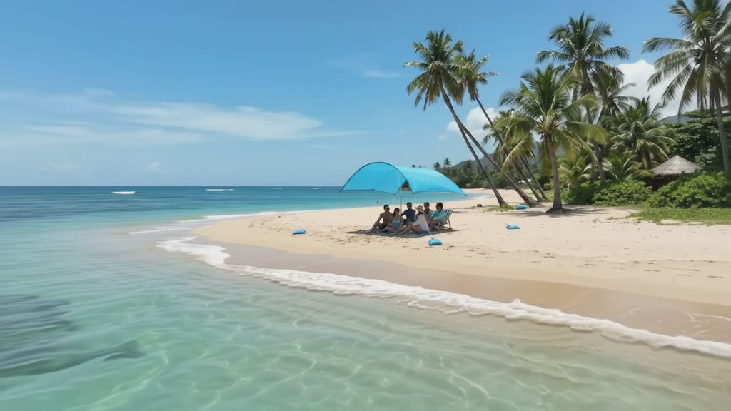 Wind Shade Beach Tent — UPF 50+ Sun & Wind Protection