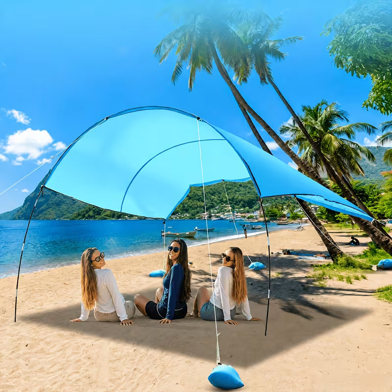 Wind Shade Beach Tent — UPF 50+ Sun & Wind Protection